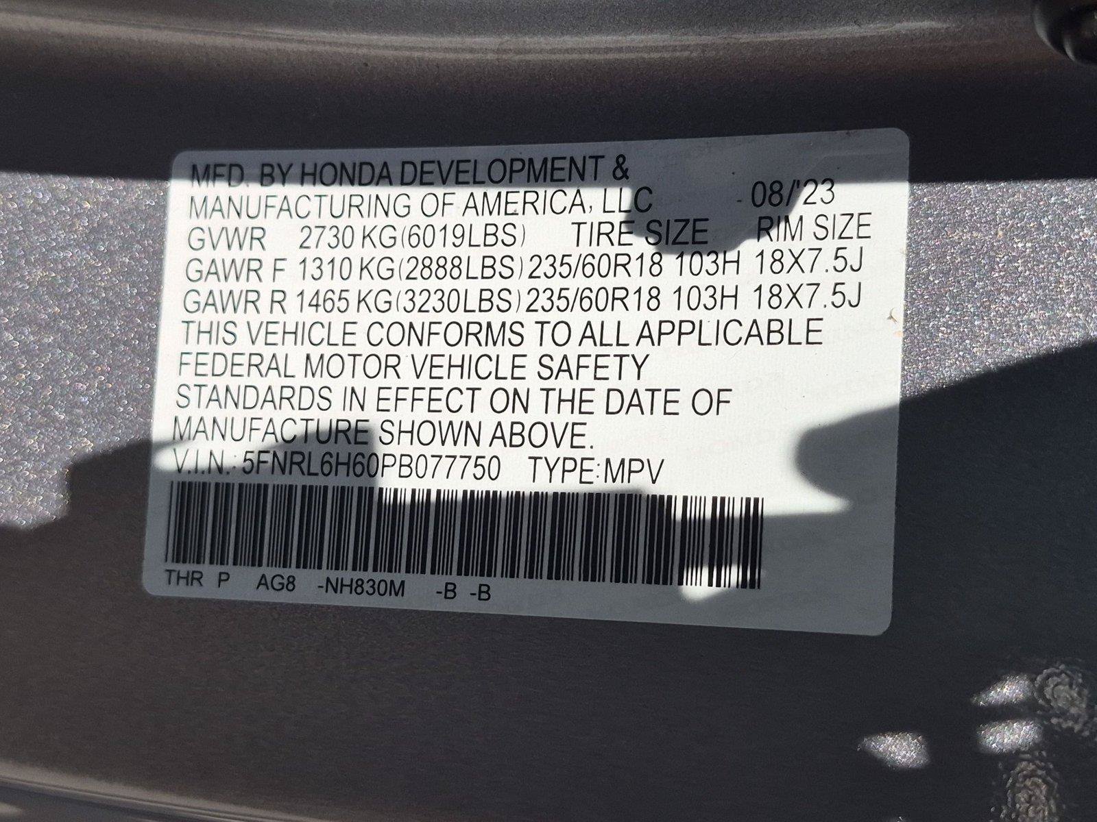 Used 2023 Honda Odyssey EX-L image 42