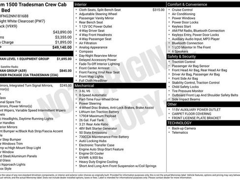 Used 2022 RAM 1500 Tradesman AWD/4WD image 2