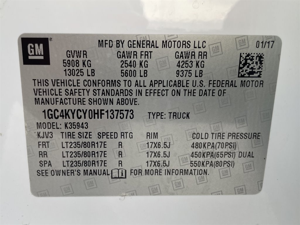Used 2017 Chevrolet Silverado 3500 W/T w/ WT Fleet Convenience Package AWD/4WD image 37