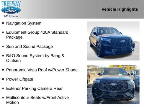 Used 2025 Ford Explorer ST w/ Sun And Sound Package image 2