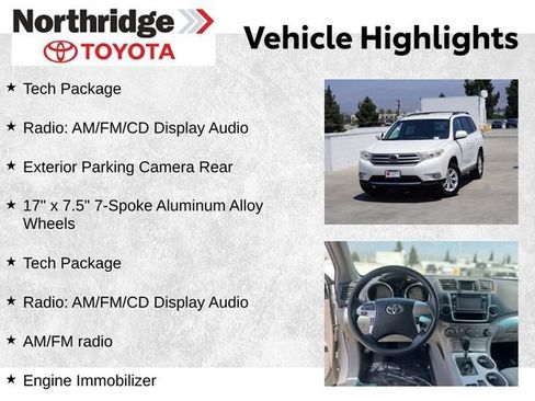 Used 2013 Toyota Highlander Plus FWD image 2