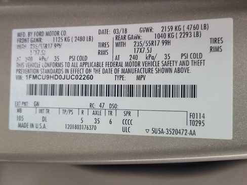 Used 2018 Ford Escape SEL AWD/4WD image 33