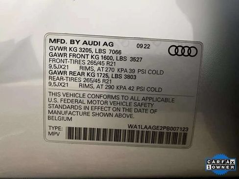 Used 2023 Audi e-tron Premium Plus AWD/4WD image 99