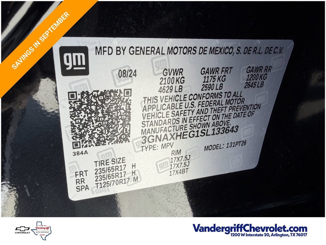 Certified 2025 Chevrolet Equinox LT w/ Convenience Package II FWD image 28