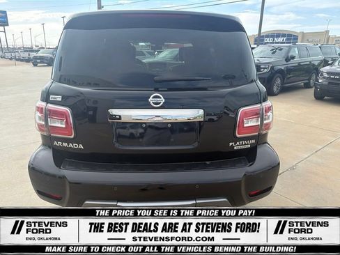 Used 2019 Nissan Armada Platinum w/ Captain's Chairs Package AWD/4WD image 12