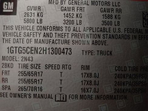 Used 2017 GMC Canyon SLE w/ SLE Convenience Package RWD image 33