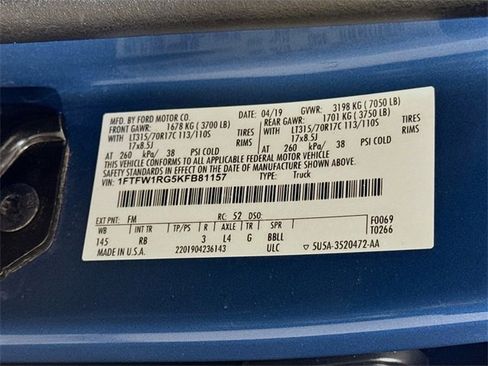 Used 2019 Ford F150 Raptor w/ Equipment Group 802A Luxury image 31