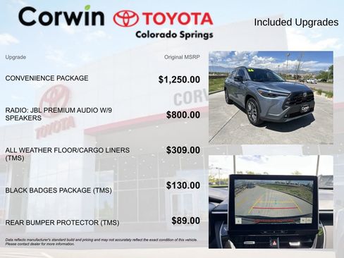 Used 2026 Toyota Corolla Cross XLE w/ Convenience Package AWD/4WD image 4
