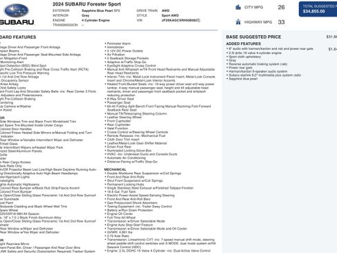 Used 2024 Subaru Forester Sport image 6