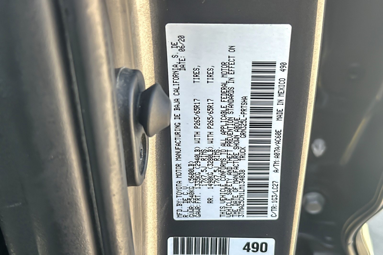 Certified 2020 Toyota Tacoma TRD Sport w/ TRD Premium Sport Package RWD image 27