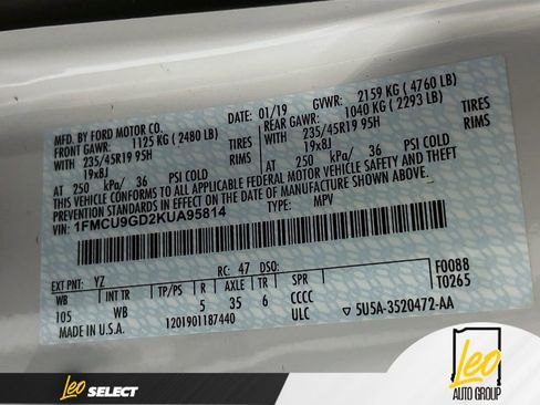 Used 2019 Ford Escape SE image 30