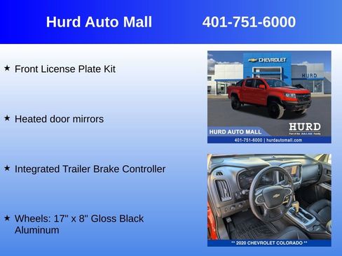 Certified 2020 Chevrolet Colorado ZR2 w/ ZR2 Dusk Special Edition image 36