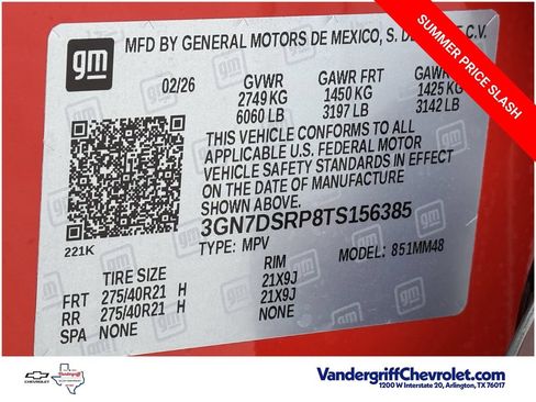 New 2026 Chevrolet Equinox EV RS FWD image 22