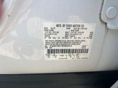 Used 2021 Ford Explorer 2WD image 23