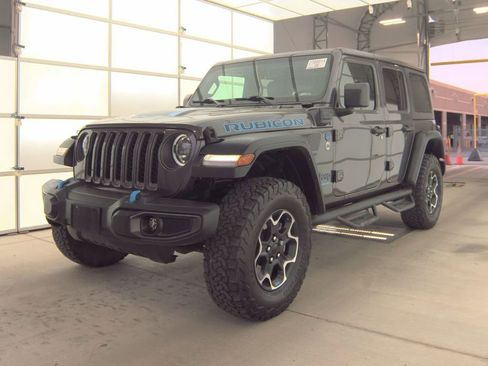Used 2023 Jeep Wrangler Unlimited Rubicon 4xe w/ Cold Weather Group AWD/4WD image 1