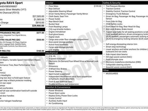 Used 2011 Toyota RAV4 Sport w/ Sport Appearance Pkg AWD/4WD image 35
