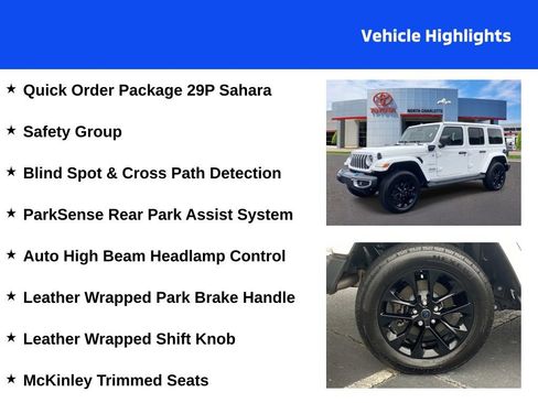 Used 2024 Jeep Wrangler Unlimited Sahara w/ Safety Group AWD/4WD image 4