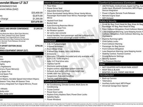 Used 2022 Chevrolet Blazer LT image 24