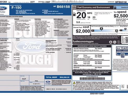 Used 2021 Ford F150 XLT w/ Equipment Group 302A High image 5