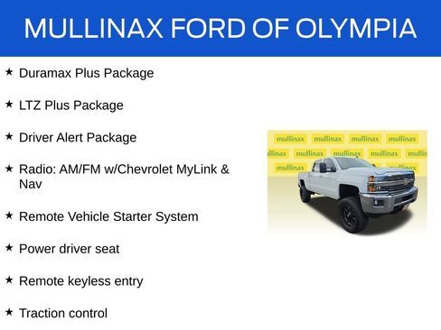 Used 2015 Chevrolet Silverado 2500 LTZ w/ Duramax Plus Package AWD/4WD image 17