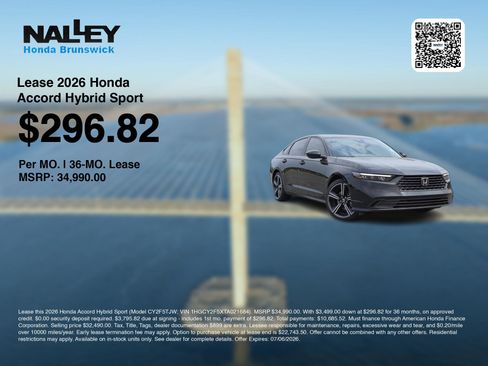 New 2026 Honda Accord Sport image 3