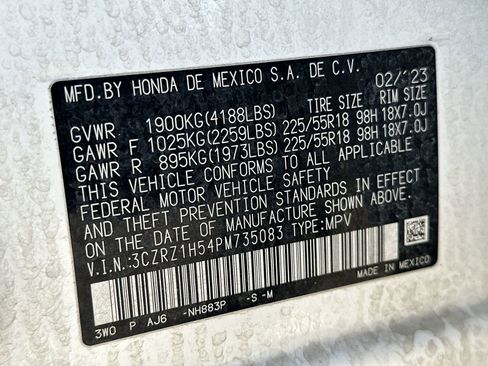 Certified 2023 Honda HR-V Sport image 20