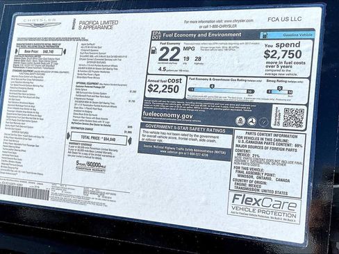 New 2026 Chrysler Pacifica Limited w/ S Appearance Package image 17