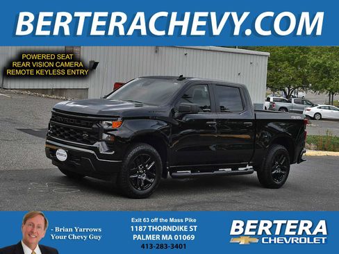 Used 2026 Chevrolet Silverado 1500 Custom w/ Turbomax Blackout Package AWD/4WD image 1