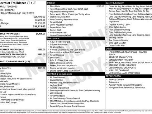 Certified 2026 Chevrolet TrailBlazer LT w/ Convenience Package image 27