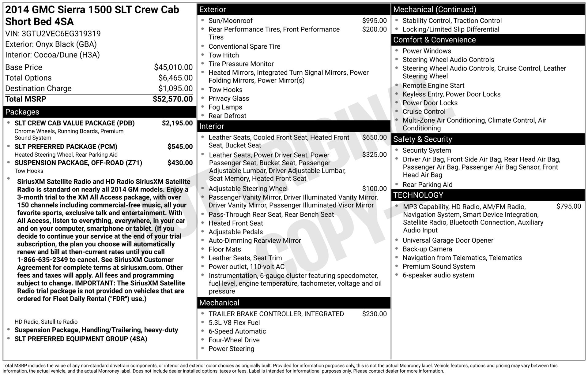 Used 2014 GMC Sierra 1500 SLT w/ SLT Crew Cab Value Package AWD/4WD image 24