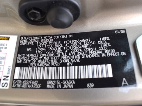 Used 2008 Toyota 4Runner SR5 AWD/4WD image 30