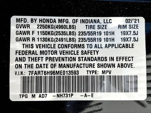 Used 2021 Honda CR-V Touring image 19