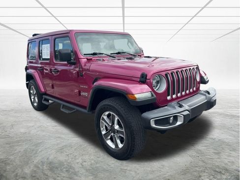 Certified 2022 Jeep Wrangler Unlimited Sahara w/ LED Lighting Group AWD/4WD image 2