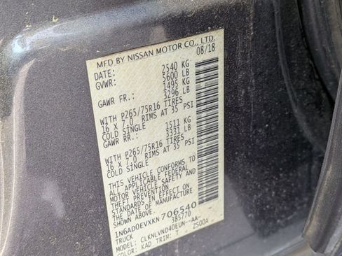 Used 2019 Nissan Frontier PRO-4X w/ Pro-4x Luxury Package image 26