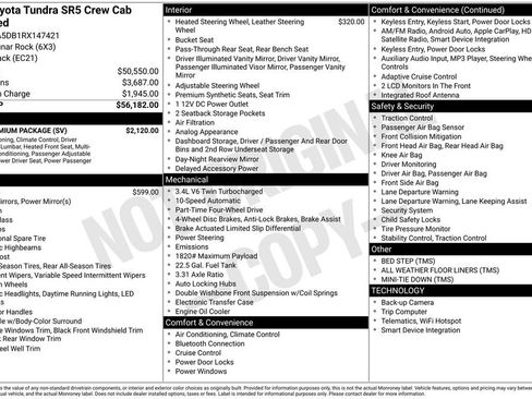 Used 2024 Toyota Tundra SR5 w/ SR5 Premium Package image 43