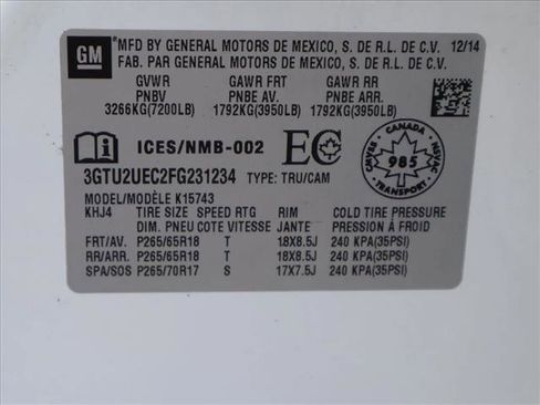 Used 2015 GMC Sierra 1500 SLE AWD/4WD image 23