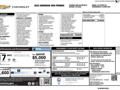 Used 2023 Chevrolet Suburban Premier image 4