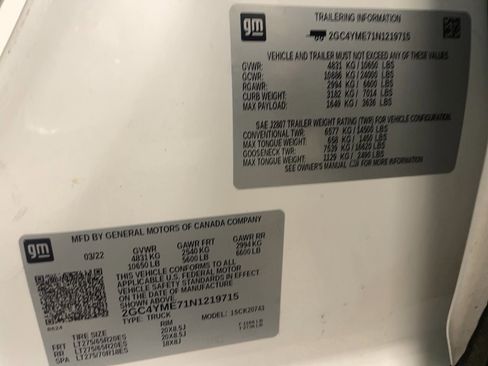 Used 2022 Chevrolet Silverado 2500 Custom w/ Custom Value Package image 7