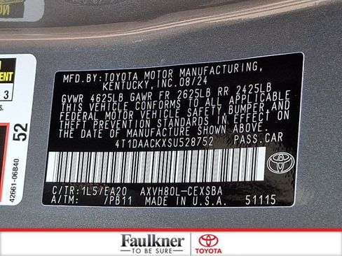 Certified 2025 Toyota Camry SE FWD image 26