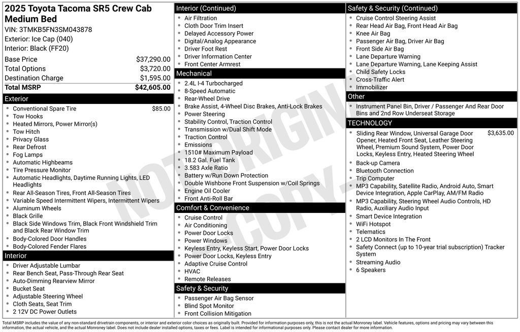 Used 2025 Toyota Tacoma SR5 RWD image 37