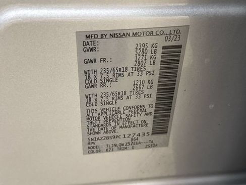Used 2023 Nissan Murano SV AWD/4WD image 26