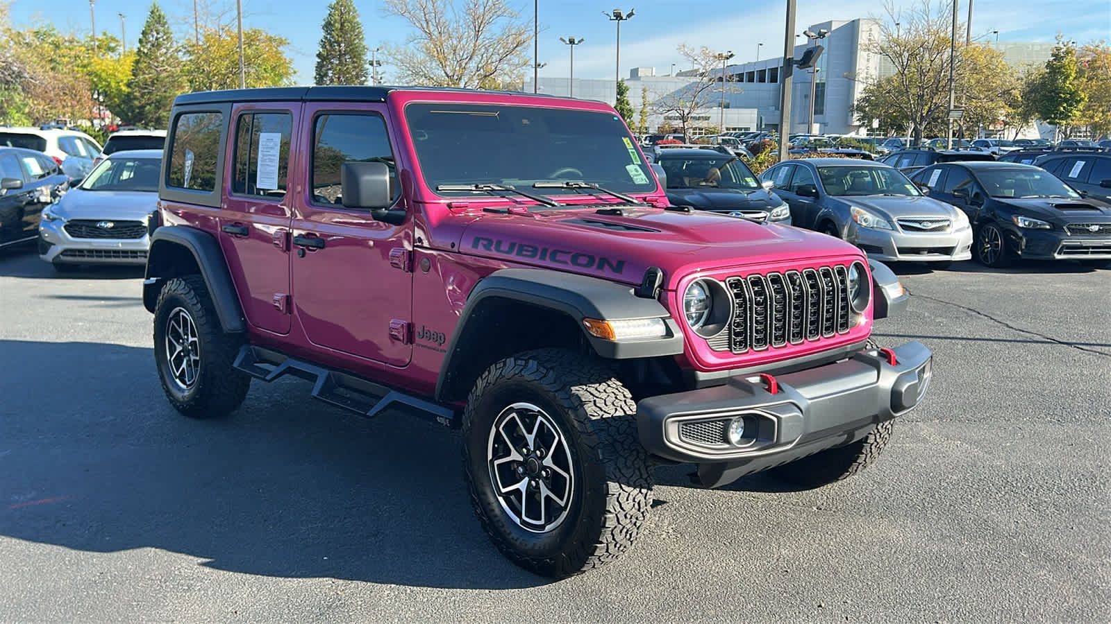 Used 2024 Jeep Wrangler Unlimited Rubicon w/ Technology Group AWD/4WD image 3