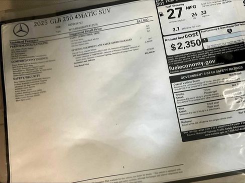 New 2025 Mercedes-Benz GLB 250 4MATIC image 16