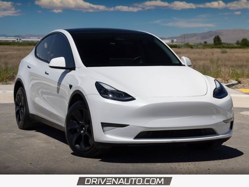 Used 2024 Tesla Model Y Long Range AWD/4WD image 1