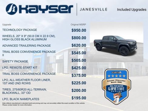 Certified 2024 Chevrolet Colorado Trail Boss w/ Technology Package AWD/4WD image 2