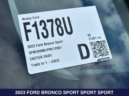 Used 2023 Ford Bronco Sport Big Bend AWD/4WD image 2