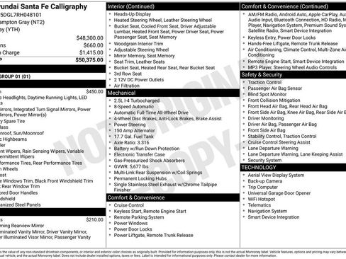 Used 2024 Hyundai Santa Fe Calligraphy image 5