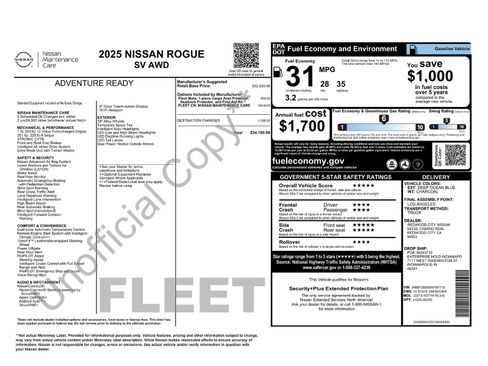 Used 2025 Nissan Rogue SV AWD/4WD image 10