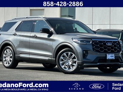 New 2025 Ford Explorer Platinum