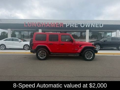 Used 2020 Jeep Wrangler Unlimited Sahara w/ LED Lighting Group AWD/4WD image 4
